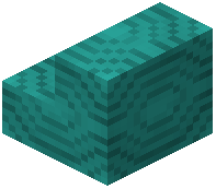 Cyan Panel Padding Stairs