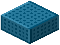 Cyan Pitted Plastic Slab