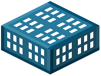 Cyan Plastic Grate Slab