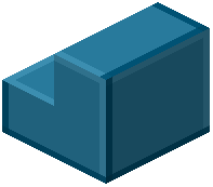 Cyan Plastic Stairs
