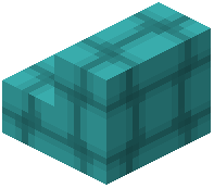 Cyan Tile Padding Stairs