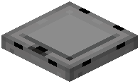 Gray Industrial Glass Trap Door