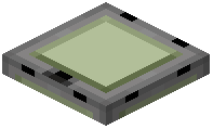 Green Industrial Glass Trap Door