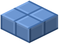 Light Blue Cut Plastic Slab