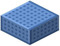 Light Blue Pitted Plastic Slab