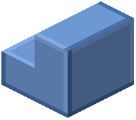 Light Blue Plastic Stairs