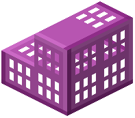 Magenta Plastic Grate Stairs
