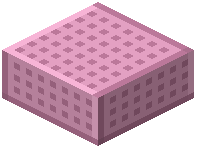 Pink Pitted Plastic Slab