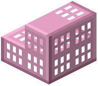 Pink Plastic Grate Stairs