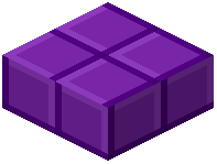 Purple Cut Plastic Slab