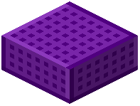 Purple Pitted Plastic Slab