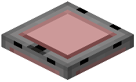 Red Industrial Glass Trap Door