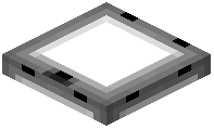 White Industrial Glass Trap Door
