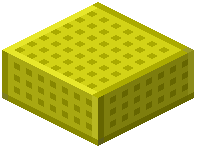 Yellow Pitted Plastic Slab