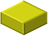 Yellow Plastic Slab