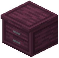 Crimson Bedside Cabinet