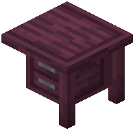 Crimson Desk Cabinet