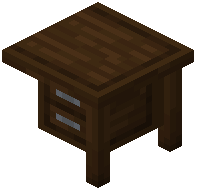 Dark Oak Desk Cabinet