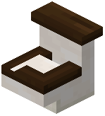 Dark Oak Toilet