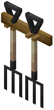 Bountifulbackyard/Hanging Pitchforks