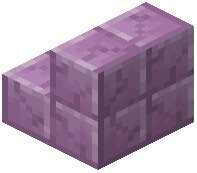 Cracked Purpur Brick Stairs