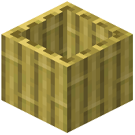 Hollow Stripped Bamboo Block