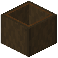 Hollow Stripped Dark Oak Log