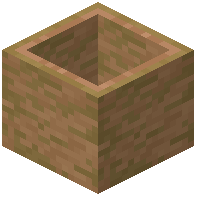 Hollow Stripped Jungle Log