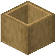 Stripped Oak Log Hollow