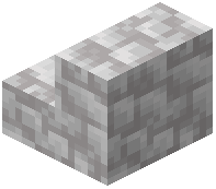 White Dacite Cobblestone Stairs