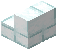 Snow Brick Stairs