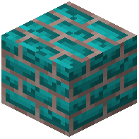 Cracked Cyan Bricks
