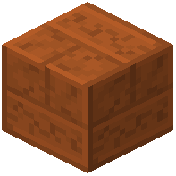 Cracked Orange Terracotta Bricks