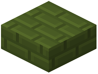 Green Concrete Brick Slab