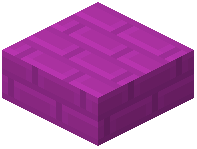 Magenta Concrete Brick Slab