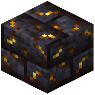 Polished Gilded Blackstone Bricks