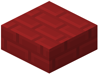 Red Concrete Brick Slab