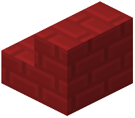 Red Concrete Brick Stairs