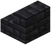 Cursed Black Argillite Brick Stairs