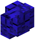 Blue Dye Brick Wall