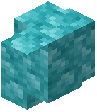 Cyan Cobblestone Wall