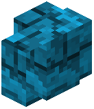 Cyan Dye Brick Wall