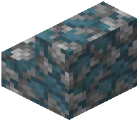 Cyan Mossy Cobblestone Stair