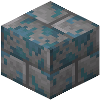 Cyan Mossy Stone Brick