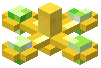 Green Gold Chandelier