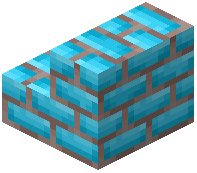 Light Blue Brick Stair