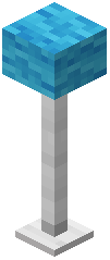 Light Blue Floor Lamp