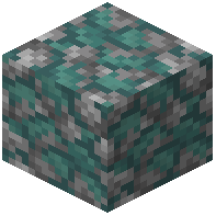 Light Blue Mossy Cobblestone