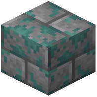 Light Blue Mossy Stone Brick