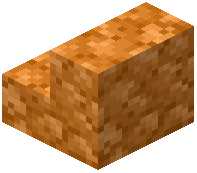 Orange Cobblestone Stairs